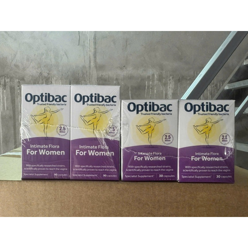 [2026]Viên uống men optibac tím 30v và 90v hàng Úc