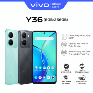Điện thoại Vivo Y36 (8GB/256GB) - Hàng Chính Hãng - 1 đổi 1 trong tháng đầu tiên - Bảo hành kỹ thuật 12 tháng