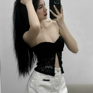 ÁO CÚP NGỰC REN XẺ VẠT CÓ MÚT