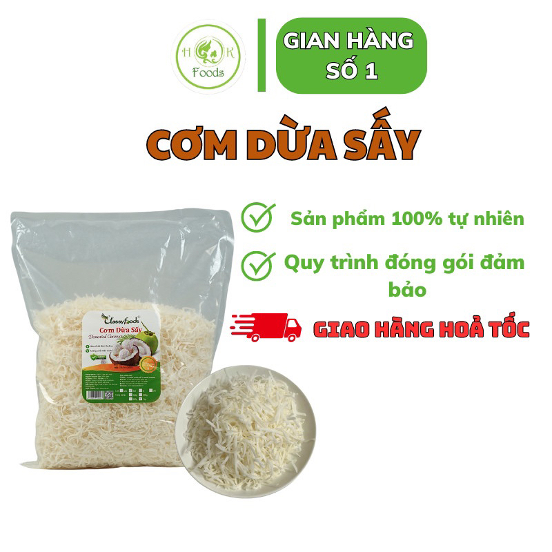 Cơm Dừa Sợi Sấy khô 1kg