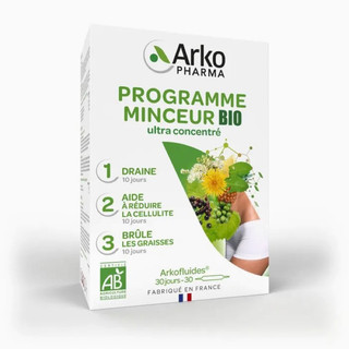 Detox giảm cân 3 giai đoạn Arkopharma Programme Minceur 30 Ống