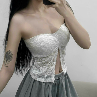 ÁO CÚP NGỰC REN XẺ VẠT CÓ MÚT