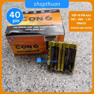 Pin aaa con ó decal pinaco r03-um4 - 1.5v - hộp 40 viên - pin đa dụng