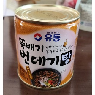 Nhộng Ong Đóng Hộp Yoodong 280g- 유동)뚝배기 번데기탕 구수한맛 280그램