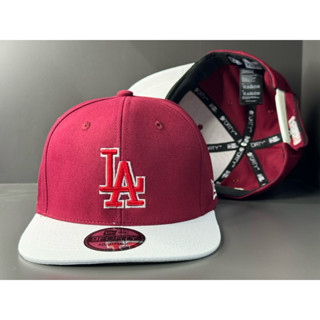 Nón snapback La mlb thể thao unisex - mũ hiphop đô phối mỏ trắng full tag thời trang