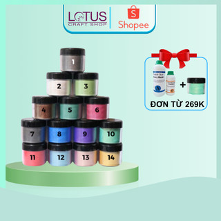 Bột Nhũ Camay Pha Keo Epoxy Resin, Sơn, Vẽ Nail, Makeup - Hủ 30g