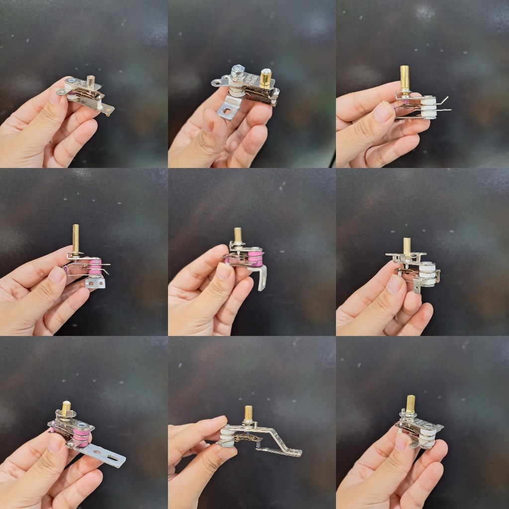 [Ảnh thật] Rơ le nhiệt, rơ le lưỡng kim nồi cơm, nồi áp suất, bàn là, chảo lẩu, ...