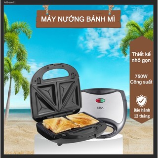 Máy Nướng Bánh Mì Đa Năng SEKA Công Suất 750W Chống Dính Nhanh Chín Đều Hàng Chính Hãng