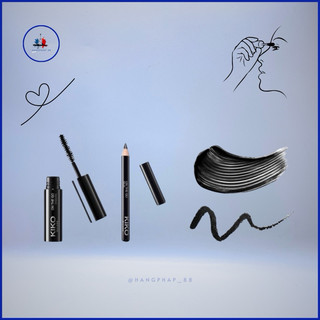 Set trang điểm cho mắt_ mascara & chì kẻ mắt KIKO