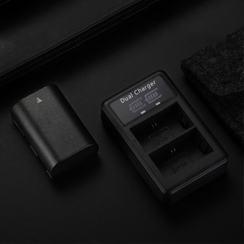 Sạc Đôi pin Canon LC E6E CAO CẤP TỰ NGẮT cho pin canon Lp E6 dùng Canon 5DII , 5DIII , 6D , 7D, 70D,