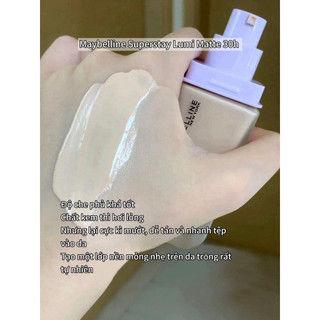 Kem nền Bắt sáng - 𝐌𝐚𝐲𝐛𝐞𝐥𝐥𝐢𝐧𝐞 𝐒𝐮𝐩𝐞𝐫 𝐒𝐭𝐚𝐲 𝐔𝐩 𝐓𝐨 𝟑𝟎𝐇 𝐋𝐮𝐦𝐢-𝐌𝐚𝐭𝐭𝐞 𝐅𝐨𝐮𝐧𝐝𝐚𝐭𝐢𝐨𝐧