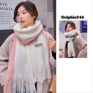 Khăn quàng cổ len nữ cashmere mùa đông Dày Mịn Hàng Quảng Châu phong cách thời trang Siêu Đẹp V-10