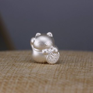 Charm Bạc Mèo Chiêu Tài Ancarat (Miễn Phí Tết Vòng tay theo yêu cầu)