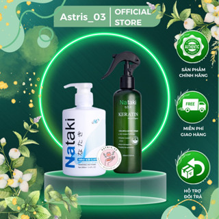 Xịt Dưỡng Tóc Giữ Màu NATAKI Keratin Natural Organic