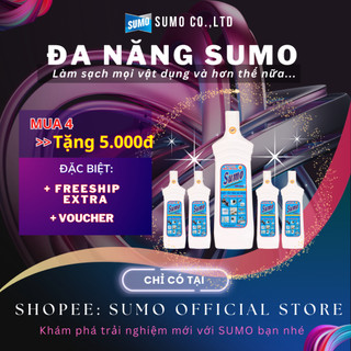 Chai Tẩy Đa Năng Sumo 700g , Tẩy Sạch Cặn Canxi Trên Bề Mặt Nhựa, Da, Tẩy Rỉ Sét Kim Loại