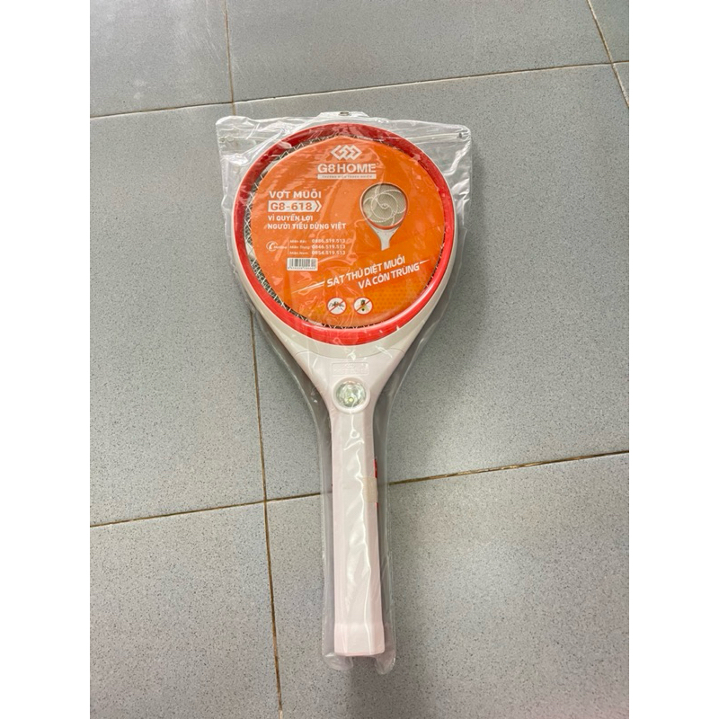 VỢT MŨI G8 HOME G8-618 ( ĐƠN HÀNG > 150 TẶNG 1 CẶP PIN ABC)