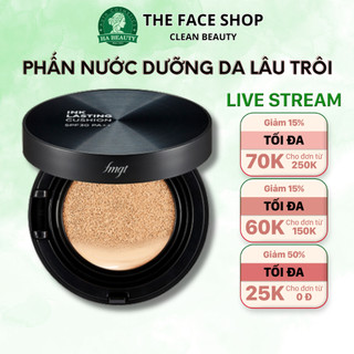Phấn nước trang điểm lâu trôi che phủ tốt khuyết điểm hàn quốc The Face Shop fmgt Ink Lasting Cushion 15g SPF30 PA++