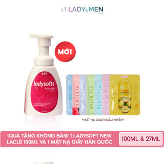 1 ladysoft new laclé 100ml và 1 mặt nạ giấy hàn quốc jigott