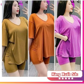 Set đồ bộ nữ mặc nhà dể thương, đồ bộ nữ ngố ngắn form rộng - set đồ bộ đùi nữ mặc nhà mới nhất