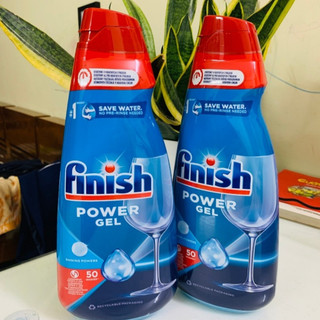 Finish Classic Power Gel 1000ml, nước rửa chén bát dùng cho máy rửa chén bát, nhập khẩu EU