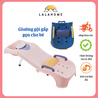 Ghế nằm gội đầu, Giường gội đầu cho bé, cho bé 0-8 tuổi gấp gọn có thể điều chỉnh, Ghế gội đầu tại nhà