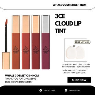 Son kem 3ce cloud lip tint