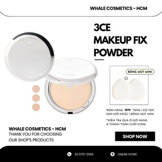 Phấn phủ nén 3ce makeup fix powder