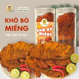 Khô Bò Miếng Mềm Tasty Food Hũ 300G | Bò thật loại 1, ăn vặt ngon