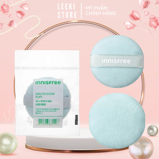 Bông phấn trang điểm dùng cho phấn phủ bột innisfree Mini Powder Puff - Bịch 1 cái