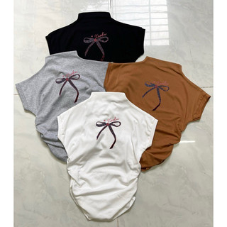 ÁO CROPTOP CỔ TRÒN DÂY RÚT