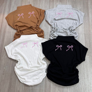 ÁO CROPTOP CỔ TRÒN DÂY RÚT