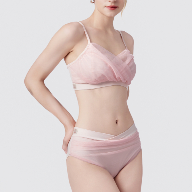 Spincess Đồ Múa Cột Polewear - STELLA MIMI PINK Hồng (hình thật shop chụp - sản phẩm thiết kế)