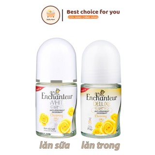 Lăn khử mùi nước hoa/dưỡng trắng da Enchanteur 25ml