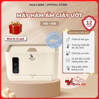 Máy làm ấm khăn moaz bebe mb059 bảo hành chính hãng 12 tháng