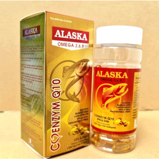 Dầu Cá Alaska Omega 3.6.9 Bổ Não, Tăng Cường Thị Lực, Giảm Nguy Cơ Mắc Bệnh Tim Mạch, đẹp da, chống lão hóa