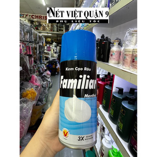  Kem cạo râu bọt cạo râu chai to 275gam  330g Familiar 