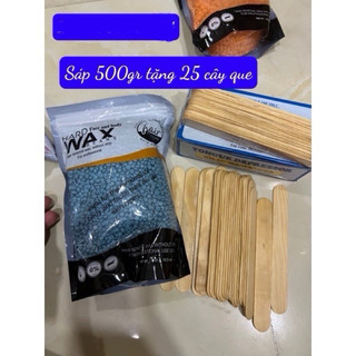CHÍNH HÃNG GÓI 500gr SÁP WAX TẶNG KÈM 25 QUE