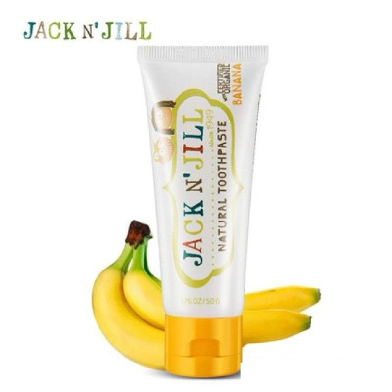 Kem đánh răng Jack N' Jill organic cho bé từ 6 tháng trở lên hữu cơ
