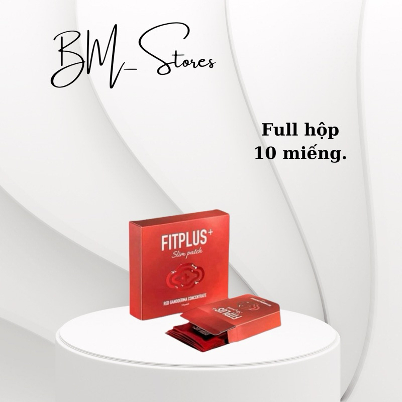 Miếng Dán Cao Tiêu Mỡ Linh Chi Đỏ FITPLUS+