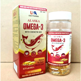 Dầu Cá Alaska Omega 3 (100 viên) - Bổ Não, Tăng Cường Thị Lực, Giảm Nguy Cơ Mắc Bệnh Tim Mạch