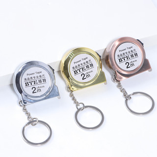 Thước dây cuộn mini, thước cuộn mini 2m, thước dây mini kèm móc khóa sang trọng thời trang tiện dụng