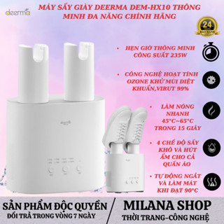 Máy Sấy Giày Deerma DEM-HX10 Thông Minh Đa Năng, Khử Mùi, Làm Khô, Diệt Khuẩn Bằng Tia UV, Có Hẹn Giờ, 4 Chế Độ Làm Nóng