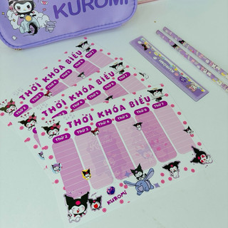 Combo 3 tờ thời khoá biểu cute