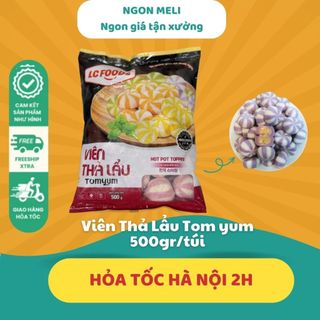 Viên thả lẩu tôm yum lacusina 500g ngon meli giao hàng hỏa tốc tại hà nội
