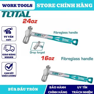 Đồ nghề total búa đầu tròn tht74166 - tht74246