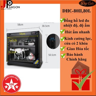 Tủ chống ẩm DryCabi DHC80II, Tủ ngang 80 lít + Tặng da cừu