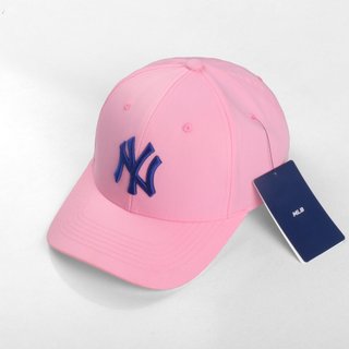 Mũ Nón Lưỡi Trai MLB Meowist Kaki Pink 2 Logo NY, Thời Trang, Lịch Lãm, Thể Thao