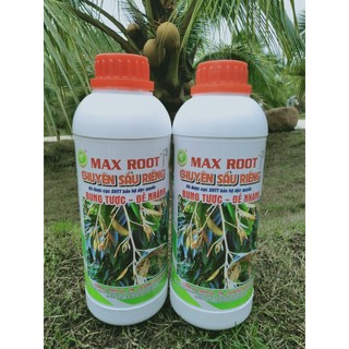 Phân bón cho sầu riêng max root chai 1 lít - ra rễ mạnh, bung nhiều đọt, tăng trưởng nhanh chóng, phục hồi thần tốc
