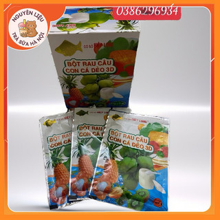 Bột thạch rau câu con cá dẻo Hiệp Long gói 12gr - Bột làm thạch dẻo, giòn cho trà sữa