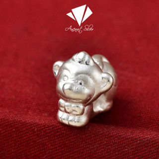  ANCARAT - Charm Bạc 12 Con Giáp - Tuổi Thân C11  Miễn phí Tết dây theo yêu cầu  